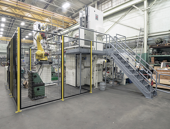 Vertical Surface Broaching Machine Right View